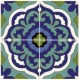 Ceramic High Relief Tile Gardena Blue